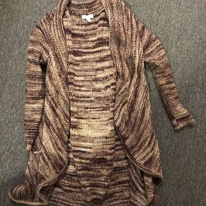 Knitted multicolor cardigan